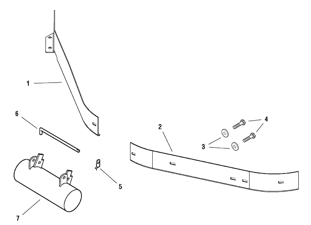 Update Kit (1687119) Diagram and Parts List for 1687119  Briggs and Stratton Lawn Tractor Accessories